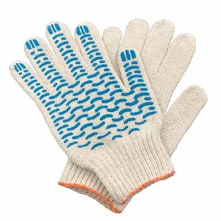 Перчатки х/б с ПВХ 7 нитей Волна 7,5 класс (400пар/уп), пар							